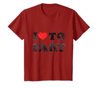 I Love To Fart Shirt Herren I Heart To Fart Joke Farting Gag T-Shirt