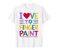 I Love to Finger Paint T-Shirt