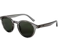 I Need You Sonnenbrille TAHITI für Damen & Herren rund retro, UV-400 Schutz, aus recycelten Materialien gefertigt, rückseitig entspiegelt, mit Federscharnieren, inkl. Etui & Tuch, Grau