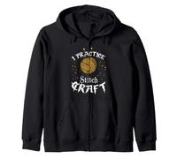 I Practice Stitch Craft - Yarn Knitting - Knitter's Gift Kapuzenjacke