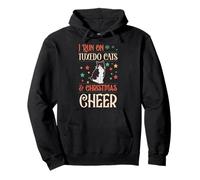 I Run On Smoking Cats and Christmas Cheer Matching X-Mas Pullover Hoodie