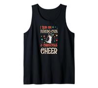 I Run On Smoking Cats and Christmas Cheer Matching X-Mas Tank Top