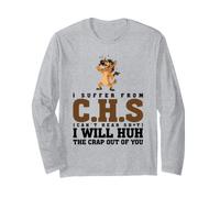 I Suffer from C.H.S Can't Hear Sh-t Funny Hyena Sarcastic Langarmshirt
