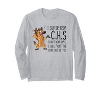 I Suffer from C.H.S Can't Hear Sh-t Funny Hyena Sarcastic Langarmshirt