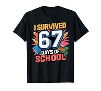 I Survived 67 Days of School Six Seven Funny T-Shirt