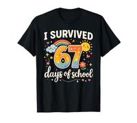 I Survived 67 Days of School Student Teacher Six Seven Meme T-Shirt