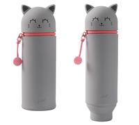 i total - Silikon Federmappe Graue Katze