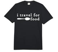 I Travel for Food I Love to Travel for the Food Funny Foodie Comfort Colors Adult Heavyweight T-Shirt