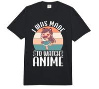 I was Made to Watch Anime Japanische Anime Manga Otaku Girl Comfort Colors Adult Heavyweight T-Shirt