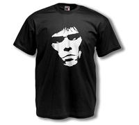 Ian Brown T-Shirt Rock Legend Unfinished Monkey Business Fan Mens T-Shirt Black S