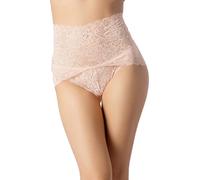 iB-iP Damen Sexy Spitze Unterhosen Hoher Bund Slip Unterwäsche Hipster Panty, Größe: 42, Hellgelb