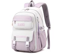 ibalulu Schulrucksack Teenager Mädchen - 30L Schulranzen für Mädchen Jungen 3. - 5. Klasse, Großer Rucksack für Mittel- und Oberstufe, Lässiger Kinderrucksack mit Mode Seil Charms