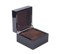 ibasenice 1 stück uhrenbox überlegene qualität Holz schwarz Lack schaufenster uhrenbox aufbewahrungsbox veranstalter uhrenvitrine für Frauen männer