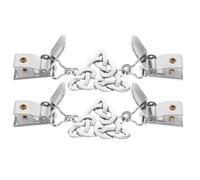 ibasenice 2stücke Strickjacke Clips aus Metall für Damen Retro-pullover-schal-clips Elegante Schalclips Dekorative Pullover und Schalkragenclips Modische Kleidungsaccessoires