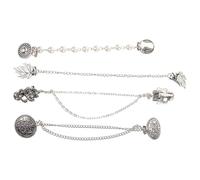 ibasenice 4 Stück Vintage Cardigan Clips Pullover und Schalclips aus Metall Kragenclip mit Schmucksteinen für Hemden Kleider und Schals Elegante Umhangbroschen für Damen