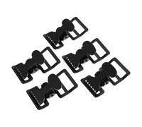 ibasenice 5 Stück Schwarze Gurtbandschnallen aus Eisen mit Wissenschaftlicher Elektroplattierung 2mm 27mm Breit Einfache Installation für Medizinische Befestigungen