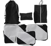 ibasenice 6 Stück Teiliges Kompressions packwürfel Set aus Polyester Vielseitige Reise Organizer in Verschiedenen für Koffer und Rucksack Wasserabweisend Platzsparend und Stilvoll für