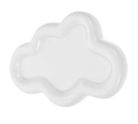 ibasenice Elegantes Schmuckablage Tablett aus Stabilem Resin Dekoratives Organizer tablett für Ringe Halsketten Ohrringe Vielseitige Schmuckschale für Tisch und Dresser Weiße