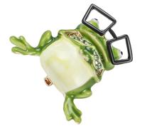 ibasenice Frosch Brosche Anstecknadel aus Metall Niedliche Bunte Schmucknadel für Kleidung Schal Hut Modische Damenbrosche für Besondere Anlässe