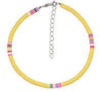 ibasenice Fußkettchen Damen im Boho Stil mit Anhänger Selbstgemacht Schmuck für Mädchen Verstellbare Fußkette für Freizeit und Festivals 1 Stück