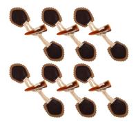 ibasenice Knebelknöpfe mit PU Lederverschluss 6 Stück Langlebige Retro Mantelknöpfe für Strickjacken und Pullover Nähzubehör für Damen und Herrenbekleidung