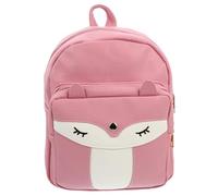 ibasenice Leichter Wasserdichter Damen rucksack mit Verstellbaren Schultergurten Niedlichem Tierdesign Tragbar für Schule Freizeit und Reisen Modischer Roter Casual Backpack für Damen