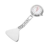 ibasenice Leuchtende Krankenschwester Taschenuhr Aus Legierung Robuste Quarzuhr Mit Silberfarbenem Gehäuse Praktische Pflegeuhr Für Frauen Und Kinder