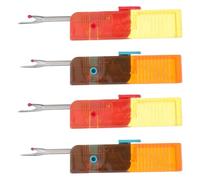 ibasenice Nahttrenner und Stichentferner 4 Stück Langlebiges Material mit Ergonomischem Griff Geeignet für Bastelarbeiten und Feine Näharbeiten