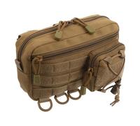 ibasenice Notfalltasche Taktische Gürteltasche aus Wasserabweisendem Material Leichte Kompakte Medizinische Aufbewahrungstasche für Outdoor Camping Wandern und Reise