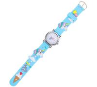 ibasenice Süße Cartoon Einhorn Kinderuhr Aus Sicherem Silikon Mit Farbenfrohen Ziffern Leichte Lern Armbanduhr Für Schüler Und Kleinkinder Geschenk