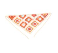 ibasenice Tuch Kopftuch Gehäkelt für Damen Haarbandana Stirnband für Krankenschwestern Cottagecore-design Handgefertigt aus Leicht und Atmungsaktiv für Sommer