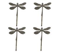 ibasenice Vintage Libellen Haarnadeln 4 Stück Metall Haarclips für Damen Feines Haar und Ponyfrisuren Dekoratives Haaraccessoire