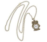 ibasenice Vintage Taschenuhr Eule aus Metall im Retro Antikdesign