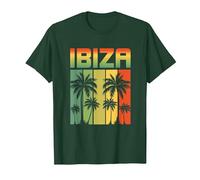 Ibiza Retro Style T-Shirt 2021/2022 T-Shirt, Herren, Waldgrün, XL