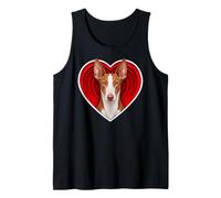 Ibizan Hound Beezer Herz Tank Top