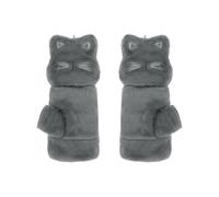 IBLUELOVER Damen Fingerlose Handschuhe niedliche Katzen Winterhandschuhe mit Flip Top Touchscreen Halbfinger Fäustlinge Warm Plüsch Winddicht Winterhandschuhe für Skifahren Radfahren Sport
