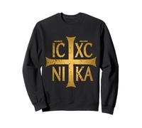 IC XC Nika Kreuz Christogramm Orthodox Christian Jesus Christus Sweatshirt
