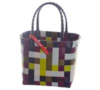 Witzgall - Witzgall ICE-BAG Flechttasche Original Kunststoff kiwi/beere/braun licht-und farbecht Multicolor