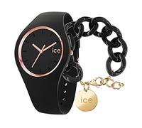 Ice Glam - Black Rose-Gold - Medium - 3H + Jewellery - Chain Bracelet - Black