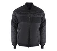 Ice Iceberg - Wattierte schwarze Bomberjacke XL
