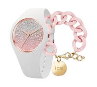 Ice lo - White pink - Small - 3H + Jewellery - Chain Bracelet - Pink Lady