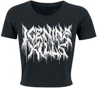 Ice Nine Kills Logo Frauen T-Shirt schwarz XL 95% Baumwolle, 5% Elasthan Band-Merch, Bands, Horror