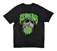 Ice Nine Kills T Shirt Wolf Band Logo Nue offiziell Unisex Schwarz S