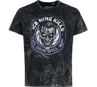 Ice Nine Kills The Grin Männer T-Shirt anthrazit 4XL 100% Baumwolle Band-Merch, Bands