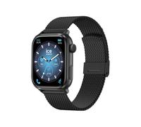 ICE-WATCH - Ice smart 3.0 Black Milanese 1.78 AMOLED GPS - Rechteckige, Schwarze, gemischte Connected Watch mit Metallarmband - 024300 (1.78 Zoll)
