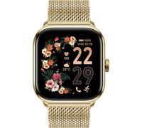 Ice-Watch 025134 Smartwatch ICE Smart 2.0 Eckig Goldfarben mit Milanaiseband