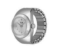 ICE-WATCH - Chouchou Silver - Silberne Ringuhr für Damen mit dehnbarem Edelstahlarmband - 025514 (15 mm)