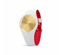 Ice-Watch Analoguhr Damen ICE loulou White gold chic weiß rot 022324