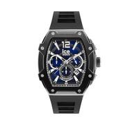Ice-Watch - Ice boliday Black Blue Silver Steel - Schwarze Herrenuhr mit Silikonarmband - 024364 (Large)