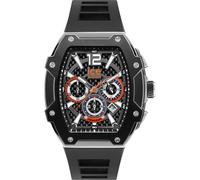 Ice-Watch - Ice boliday Black Silver Steel - Schwarze Herrenuhr mit Silikonarmband - 024363 (Large)
